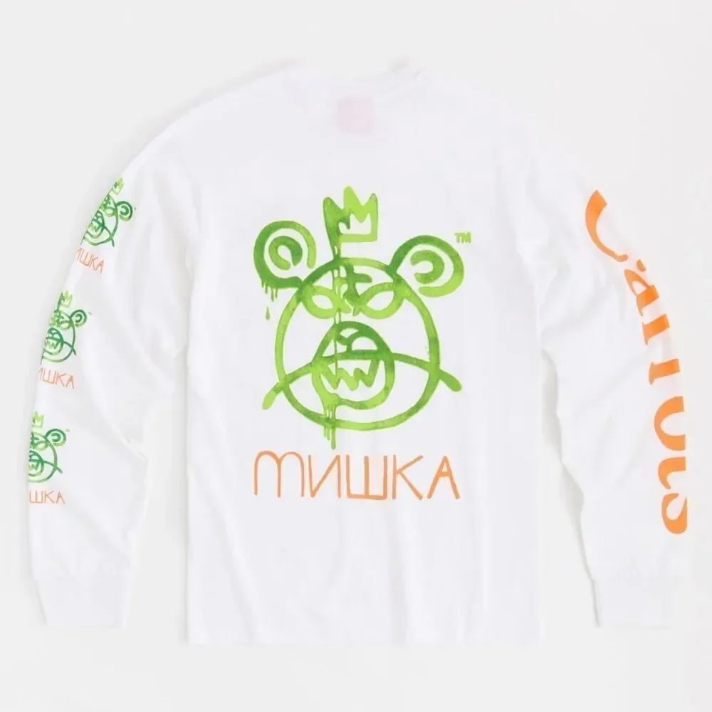 MISHKA Carrots White Long Sleeve Tee SIZE  L
